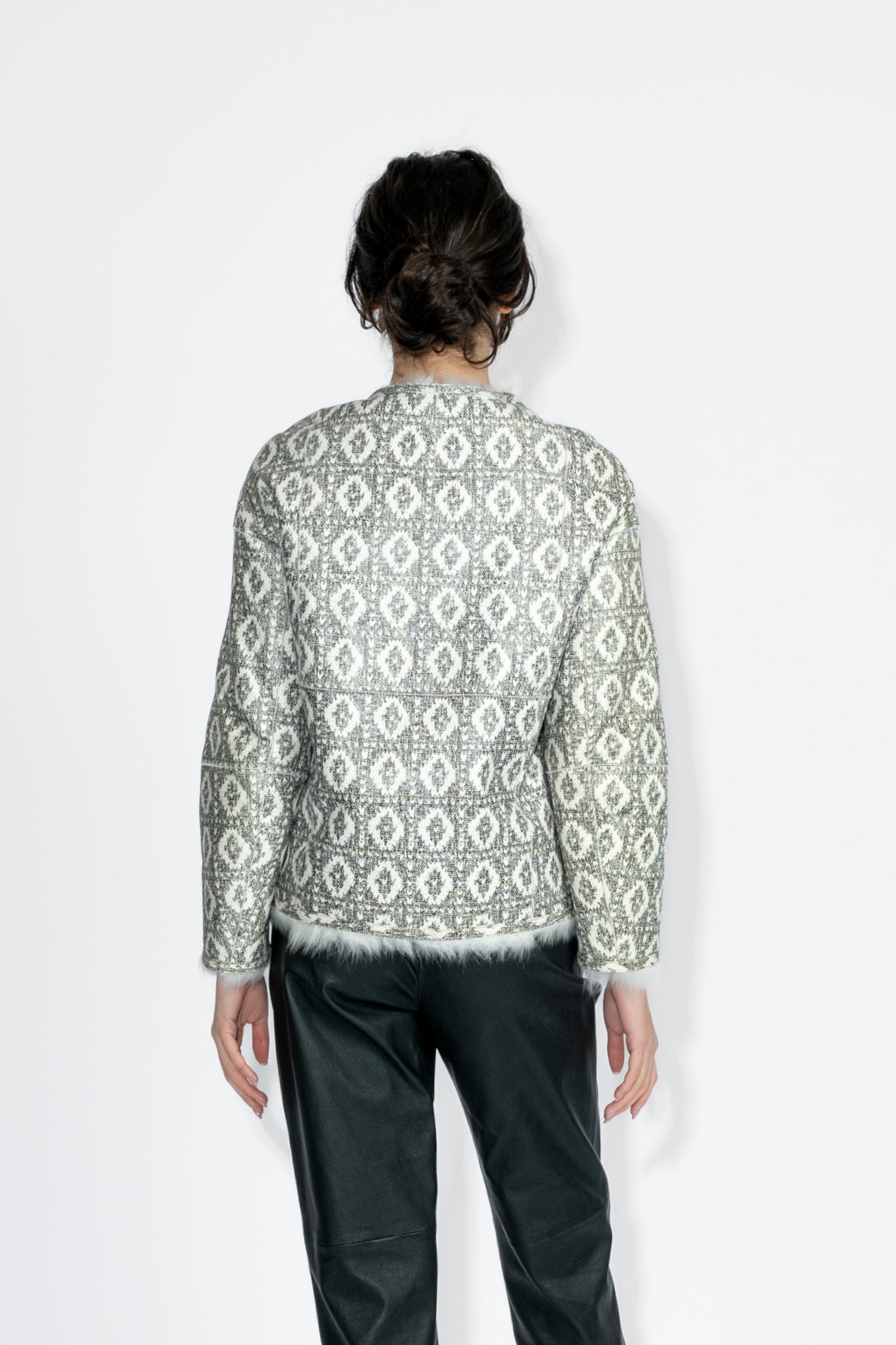 STEVEN-K - SC-496 Teddy Knit Jacket